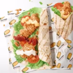 Printing options for custom printed taco wrapping paper